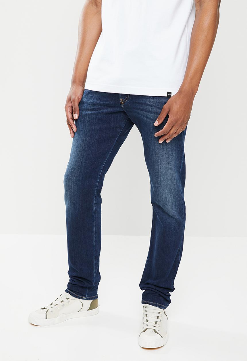 Diesel  - Yennox tapered longer length jeans - blue
