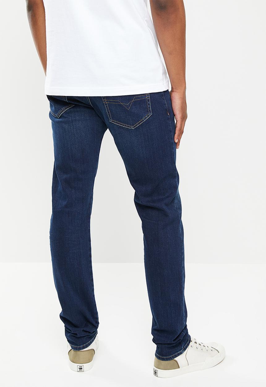 Diesel  - Yennox tapered longer length jeans - blue