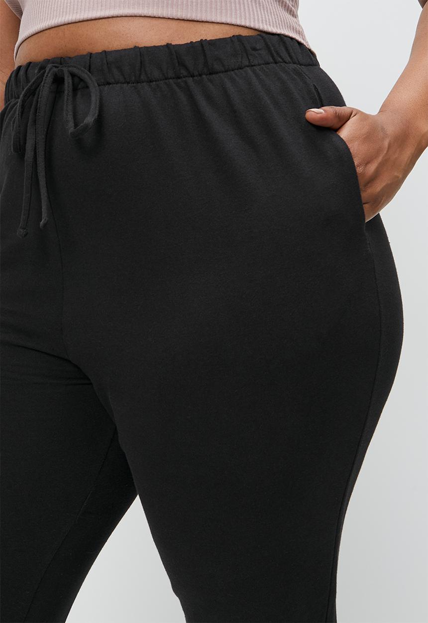 Blake - Jogger ankle grazer -  black