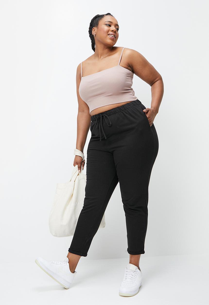 Blake - Jogger ankle grazer -  black