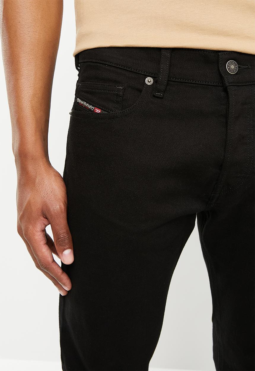 Diesel  - D-luster slim fit longer length jeans - black