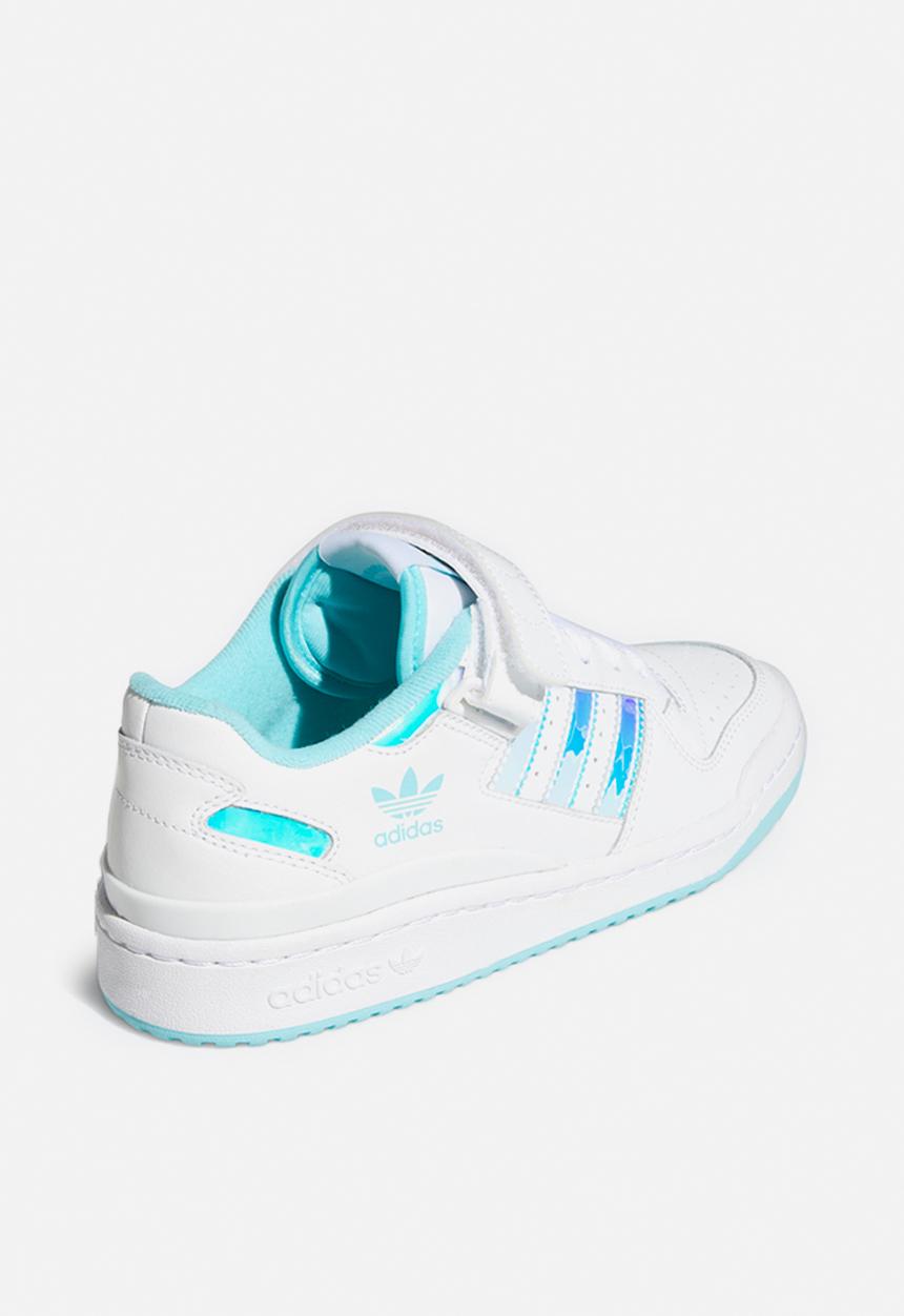 adidas Originals - Forum j iridescent - white/pulse aqua