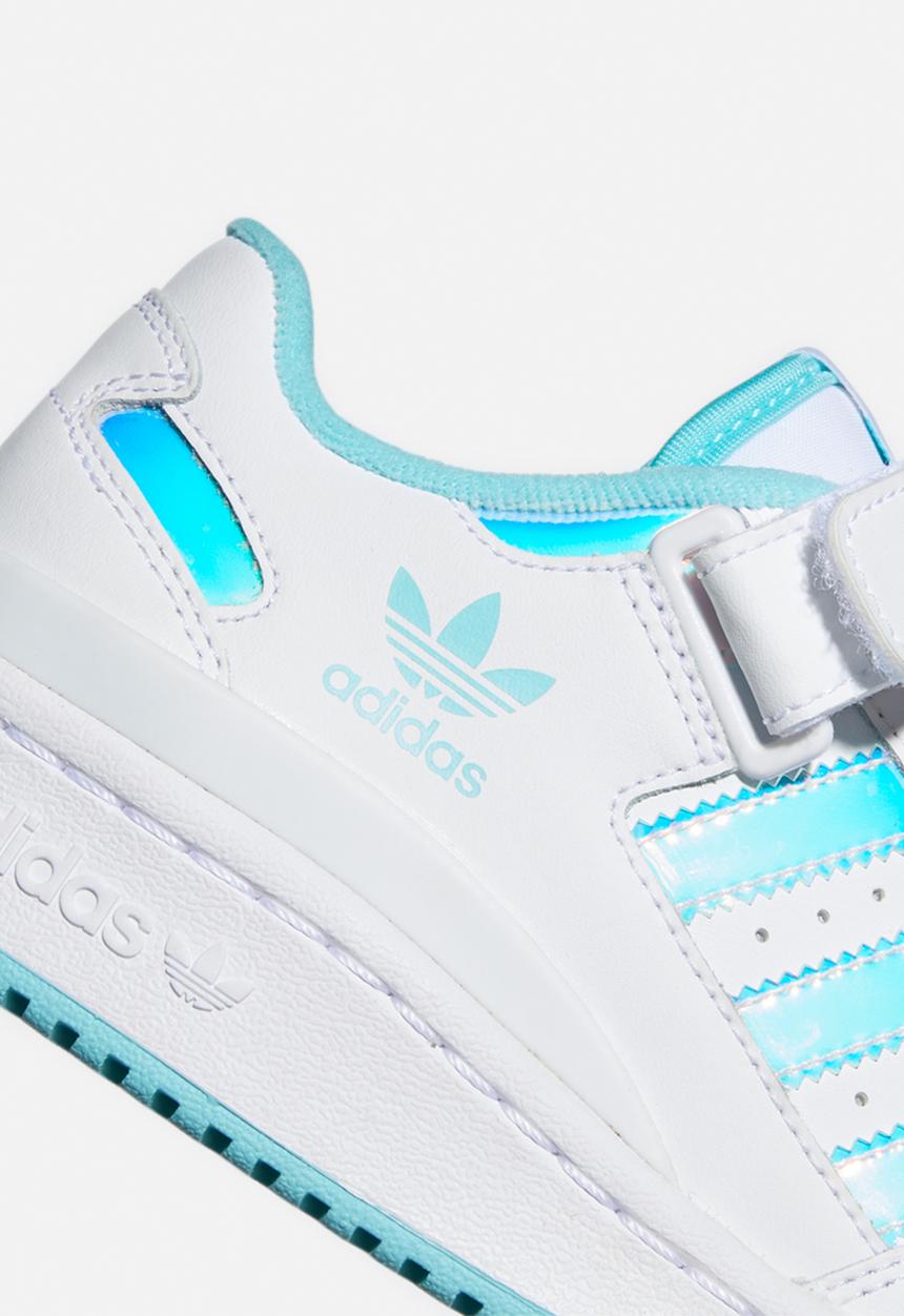 adidas Originals - Forum j iridescent - white/pulse aqua