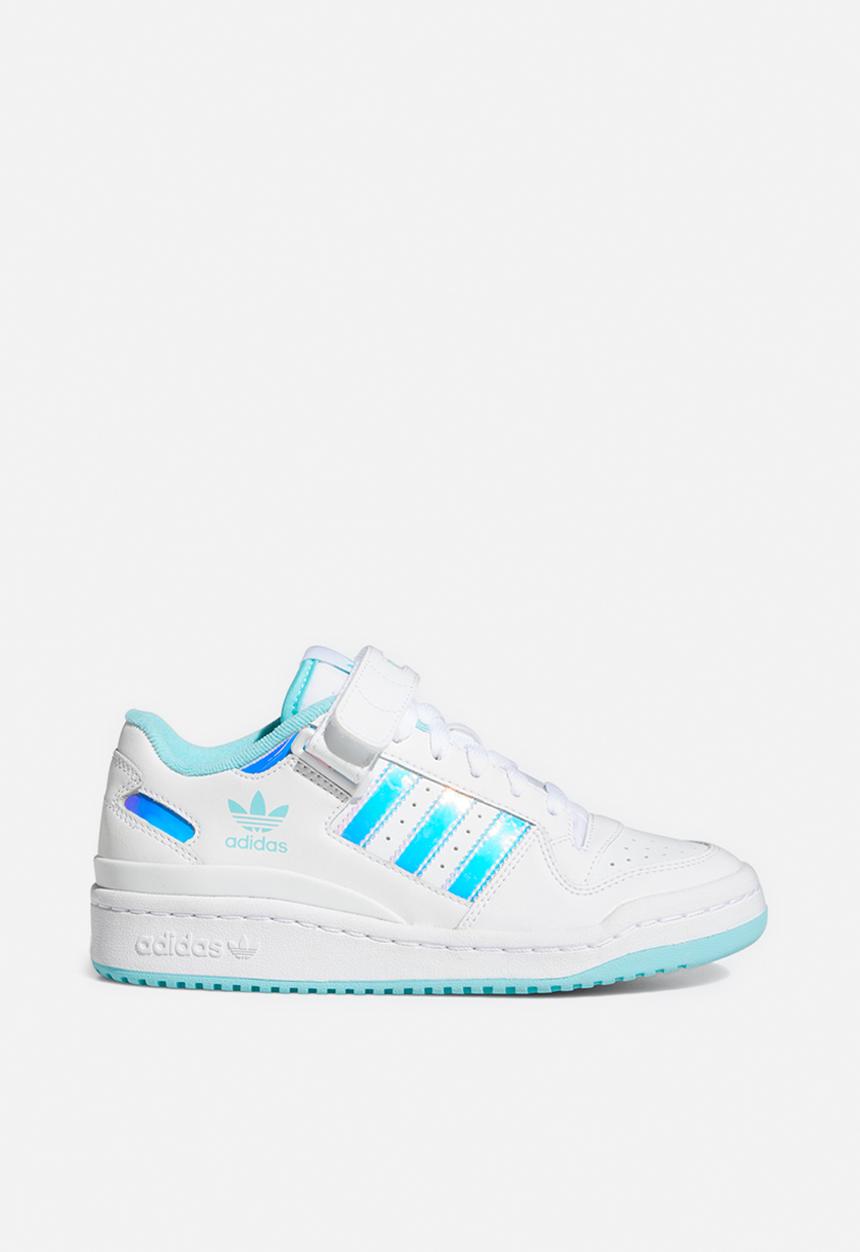 adidas Originals - Forum j iridescent - white/pulse aqua