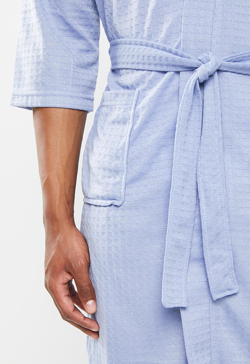 basicthread - Lightweight robe - blue