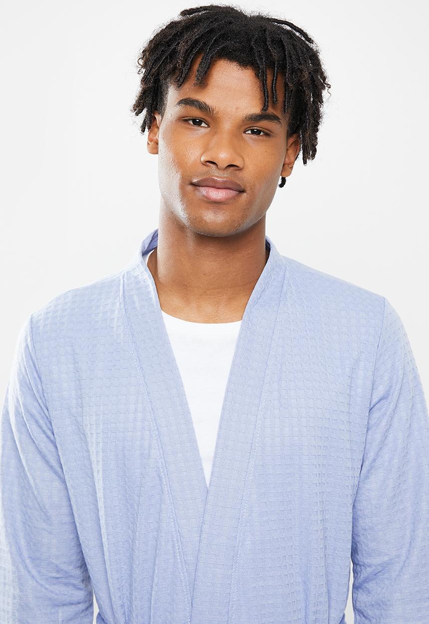 basicthread - Lightweight robe - blue
