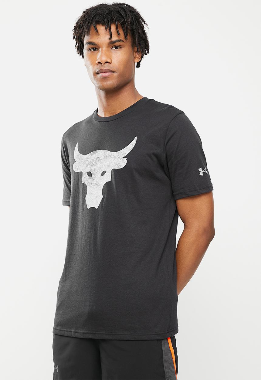 Under Armour - UUA Project Rock Brahma.Bull short sleeve - black
