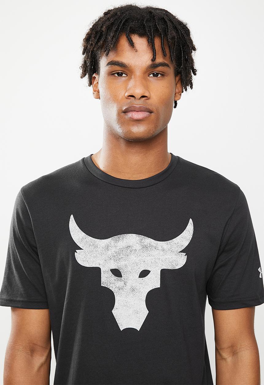 Under Armour - UUA Project Rock Brahma.Bull short sleeve - black