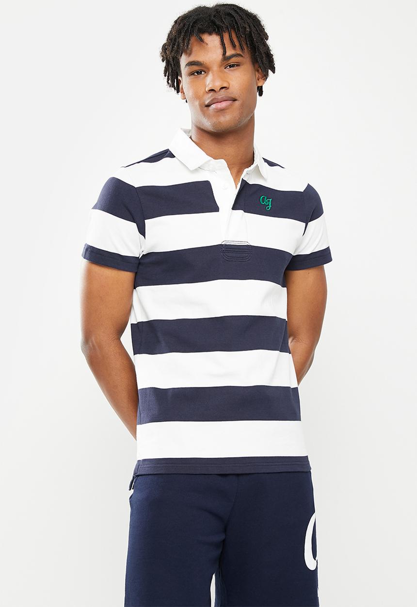 Aca Joe - Yd 88 rugby golfer - navy/white