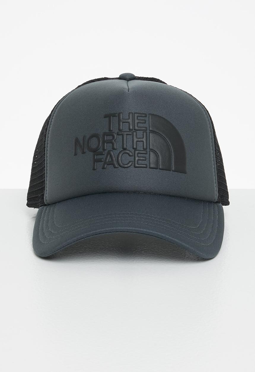 The North Face - Tnf logo trucker - asphalt grey/tnf black