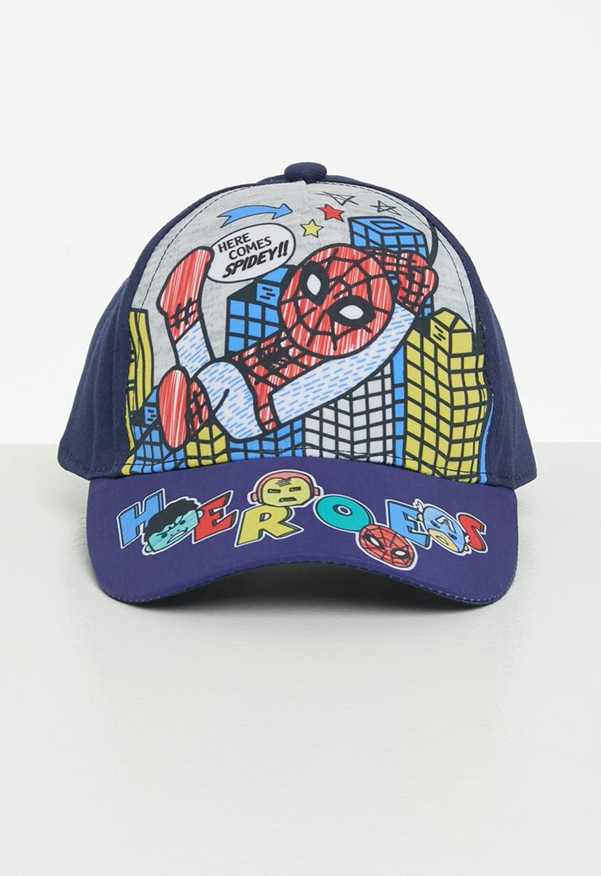 Character Group - Spiderman peak cap - navy