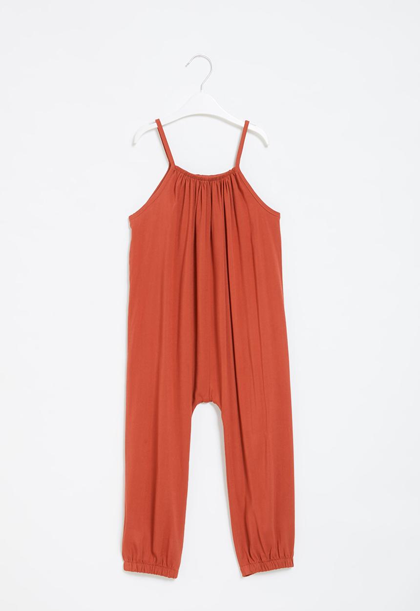 Pop Candy - Younger girls jumpsuit - rust