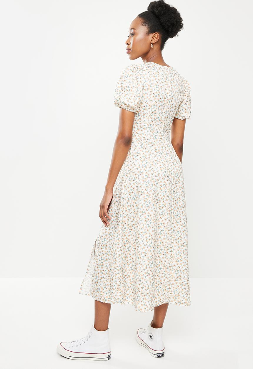 dailyfriday - Sweetheart neckline dress - white