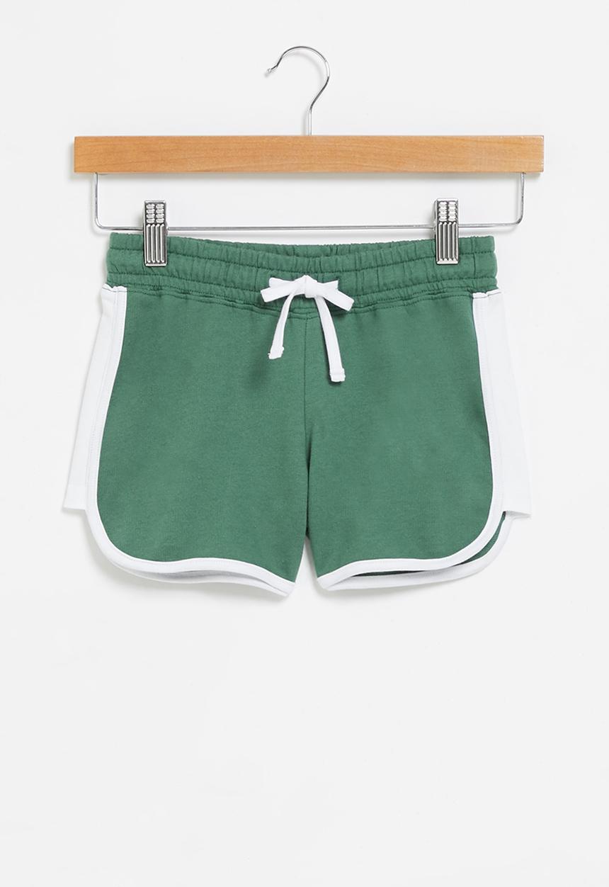 Rebel Republic - Unbrushed fleece short - mint