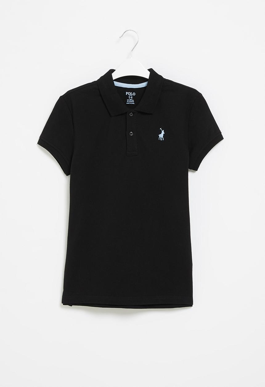 POLO - Boys austin short sleeve golfer - black