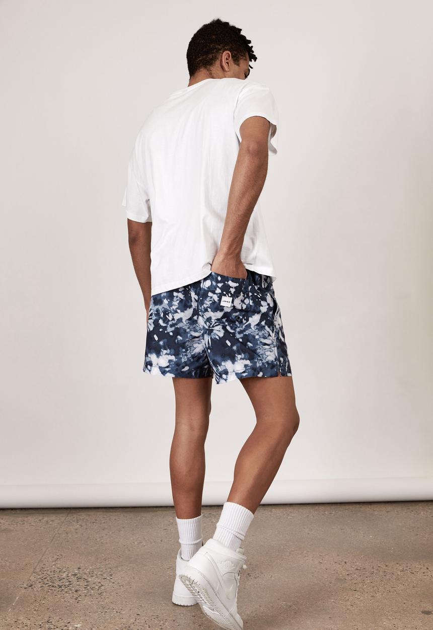 Factorie - Resort short - grey tie dye