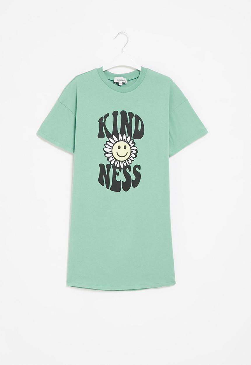 Superbalist - Oversized tshirt dress - green