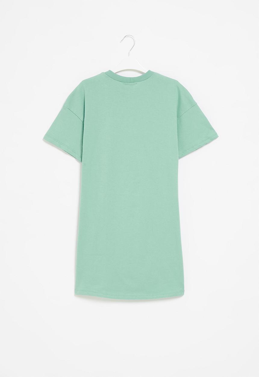 Superbalist - Oversized tshirt dress - green
