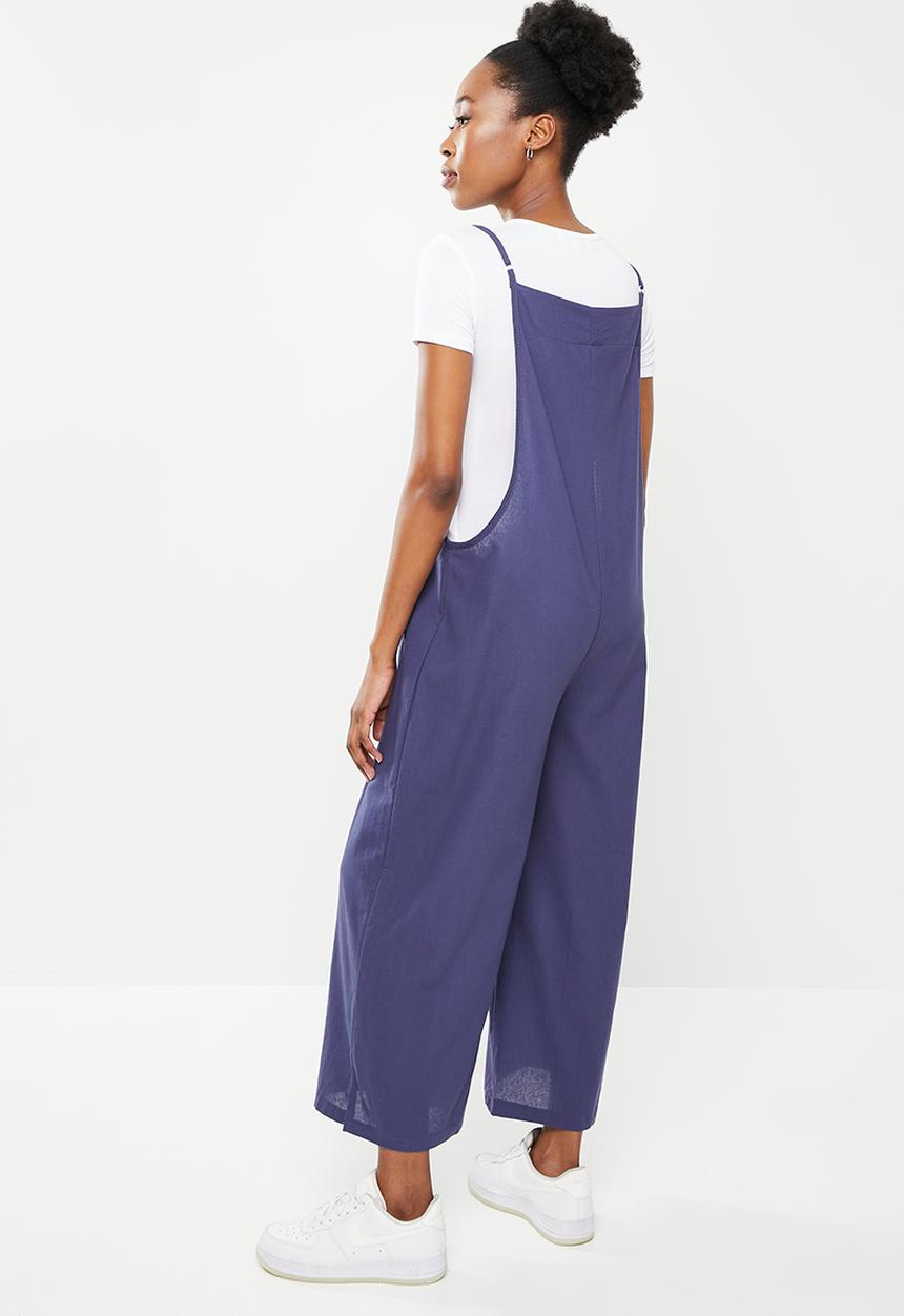 dailyfriday - Wide leg jumpsuit - navy