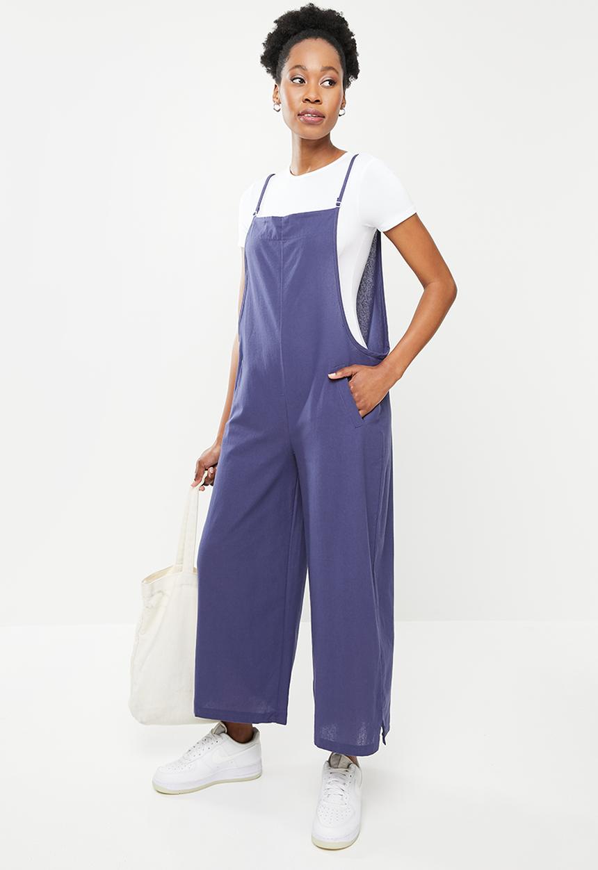 dailyfriday - Wide leg jumpsuit - navy
