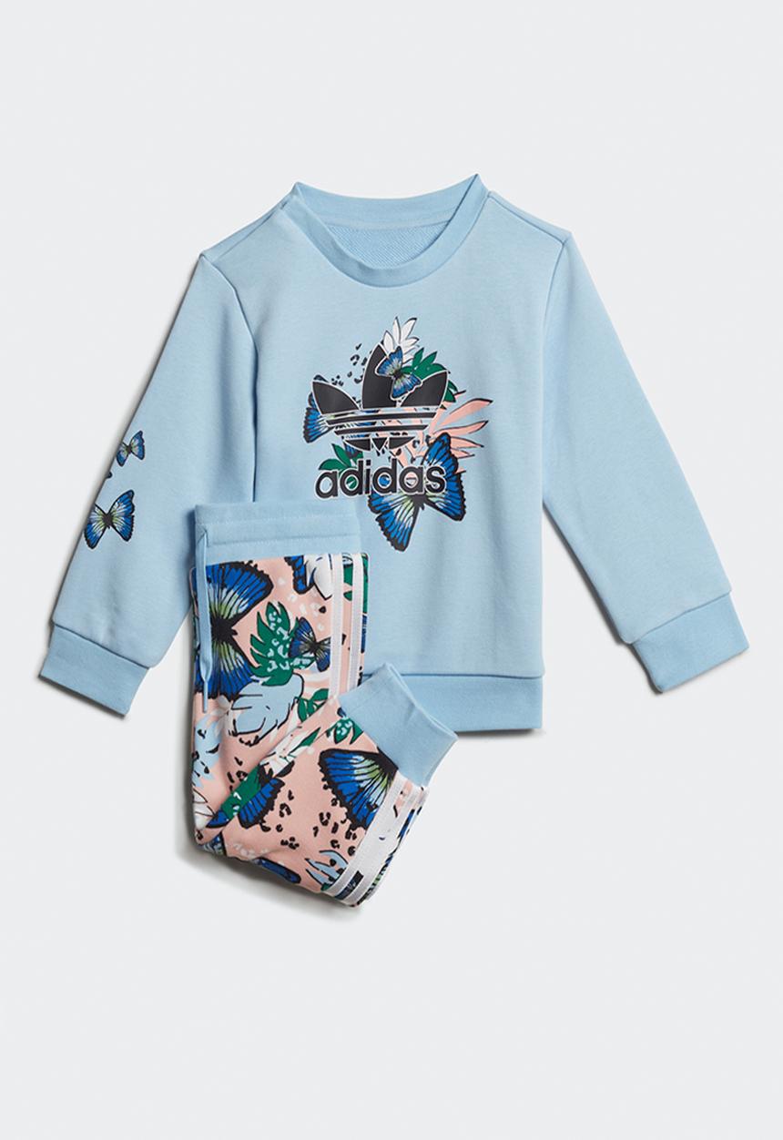 adidas Originals - Crew set - clear sky & haze coral 