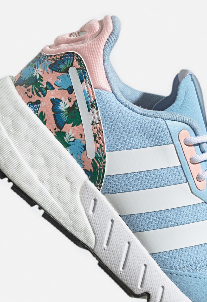 adidas Originals - Zx 1k boost j - clear sky/ftwr white/haze coral
