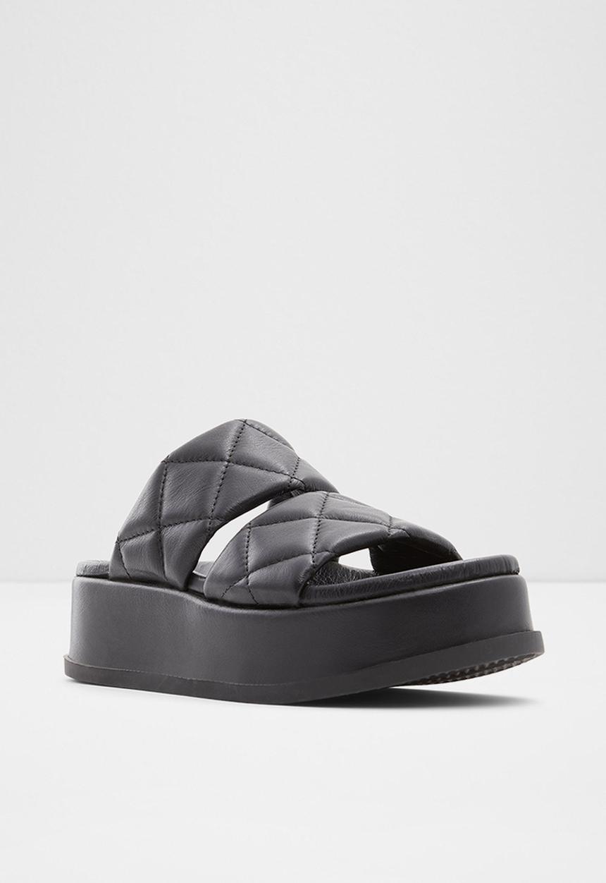 ALDO - Righton leather slide - black