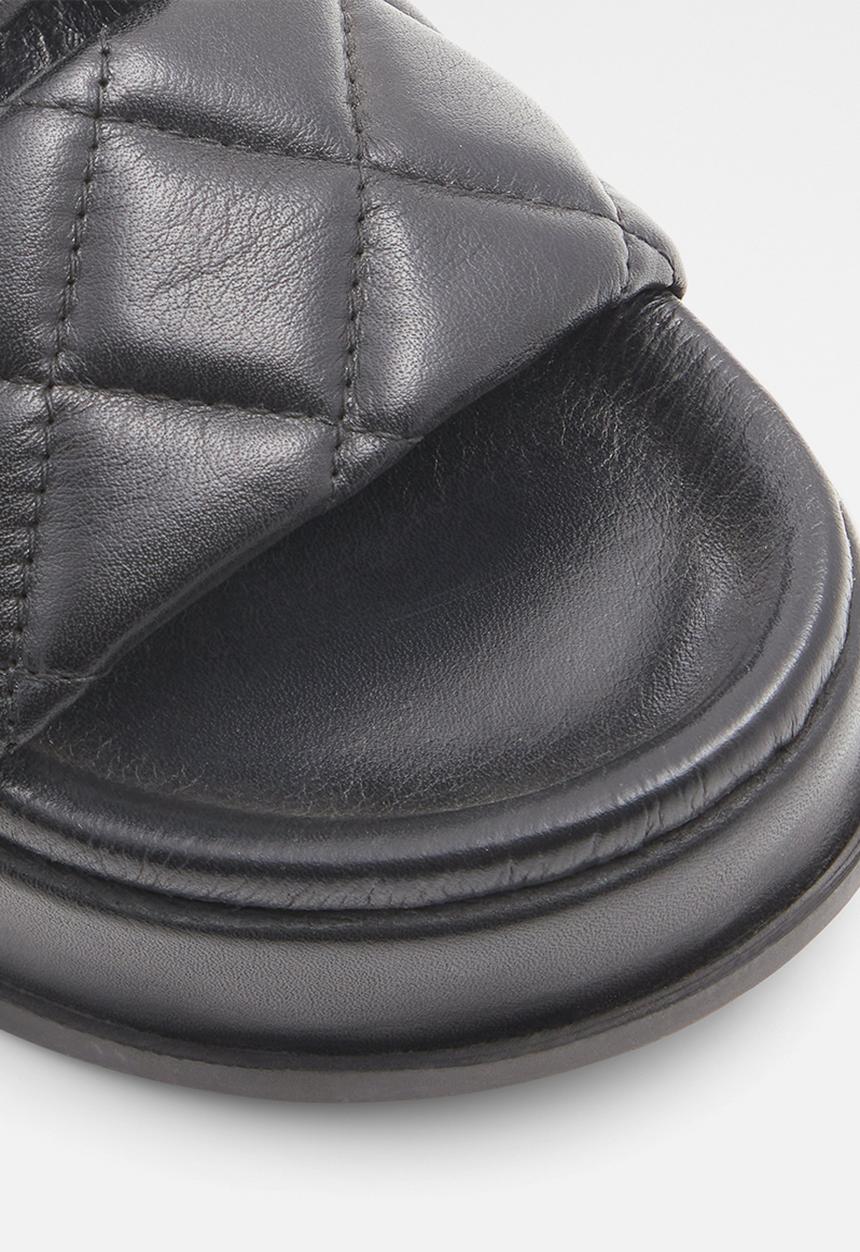 ALDO - Righton leather slide - black