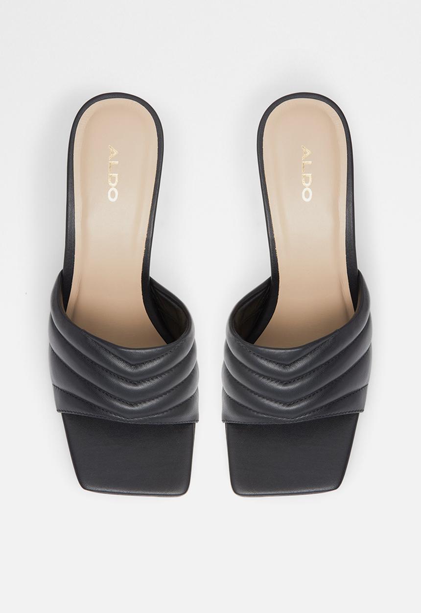 ALDO - Daniellita leather heel - black