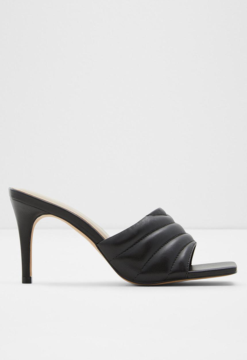 ALDO - Daniellita leather heel - black