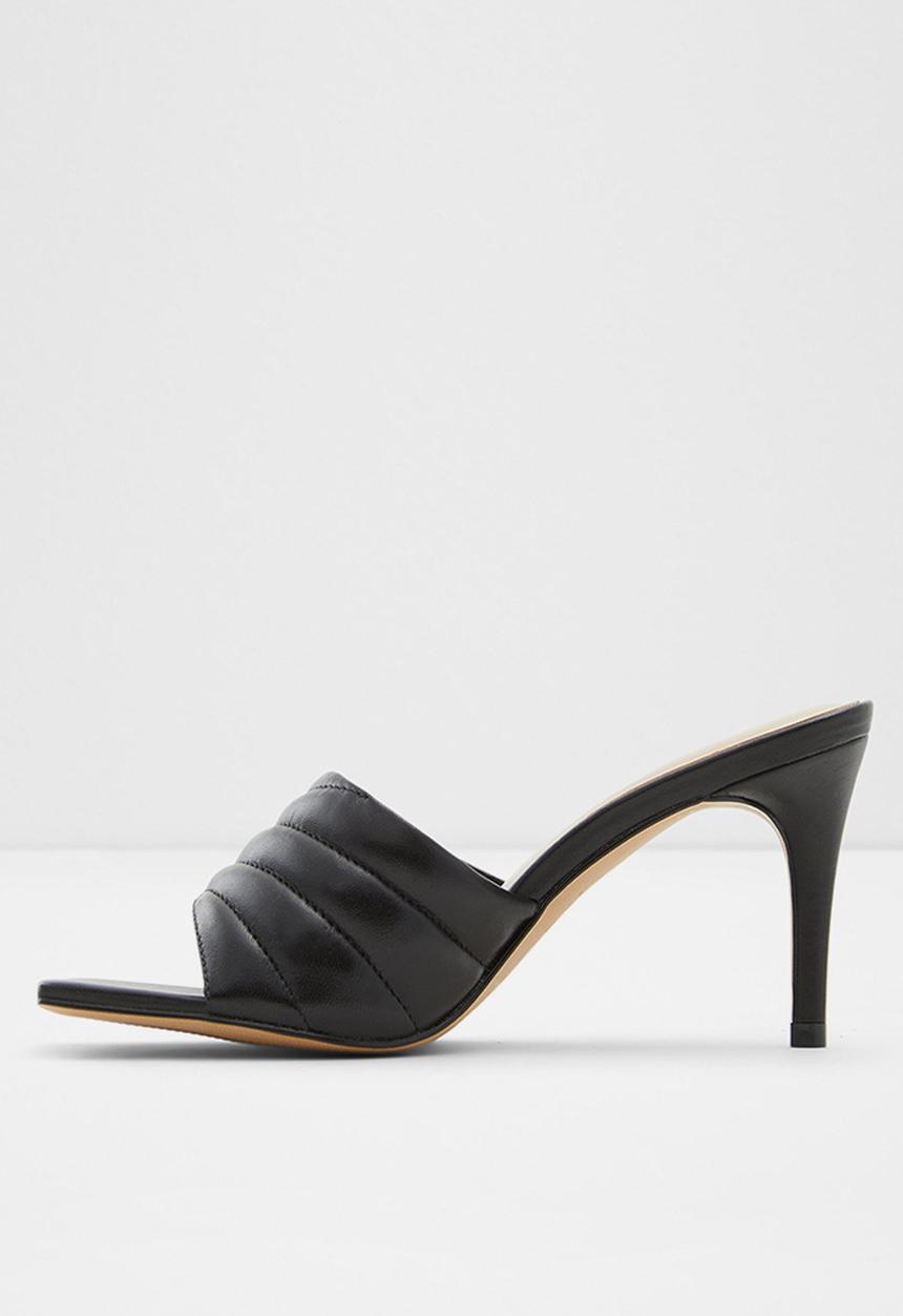 ALDO - Daniellita leather heel - black
