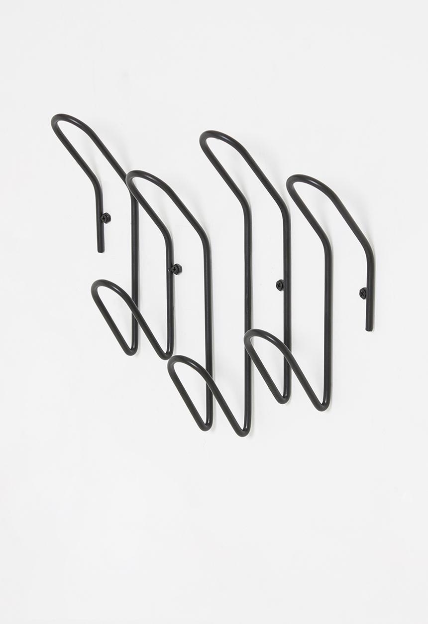 Sixth Floor - Wall mounted iron hooks - matte black