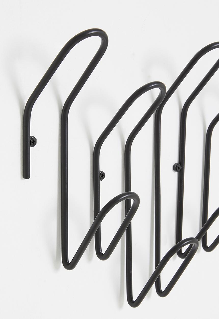 Sixth Floor - Wall mounted iron hooks - matte black