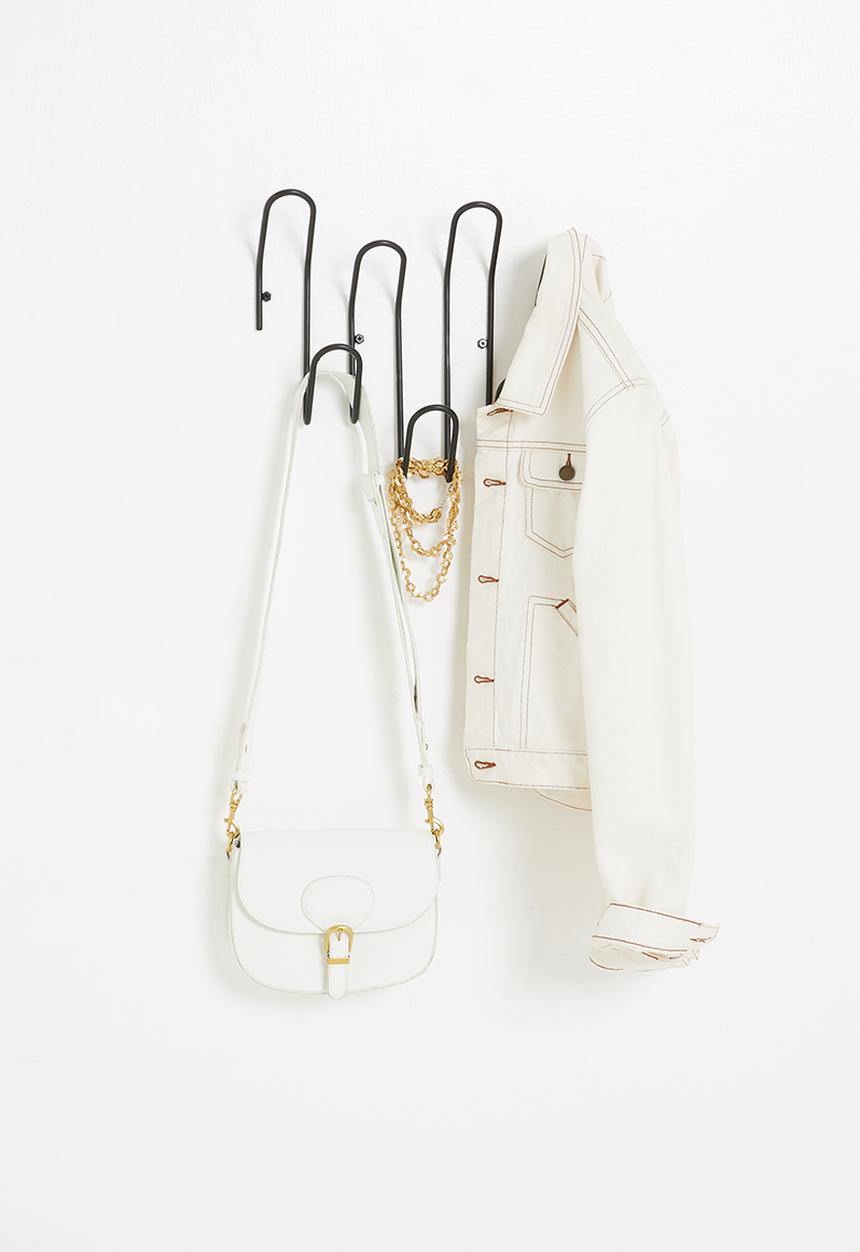 Sixth Floor - Wall mounted iron hooks - matte black