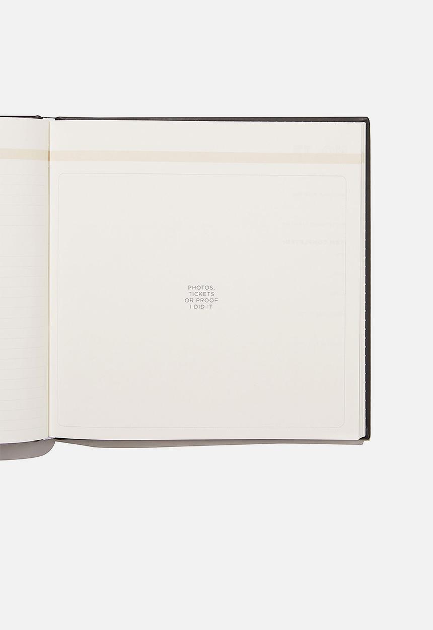 Typo - Premium activity journal-the bucket list