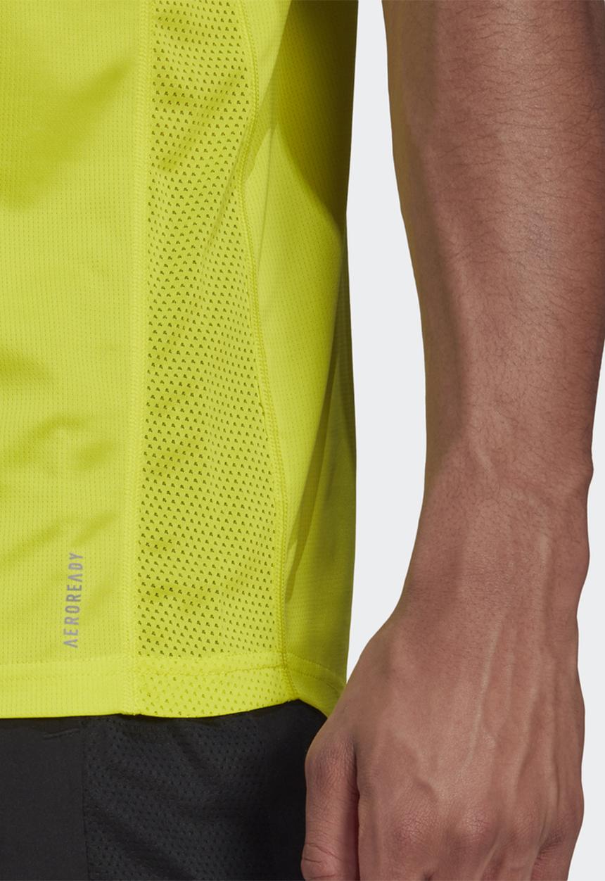 adidas Performance - OWN THE RUN SINGLET - yellow