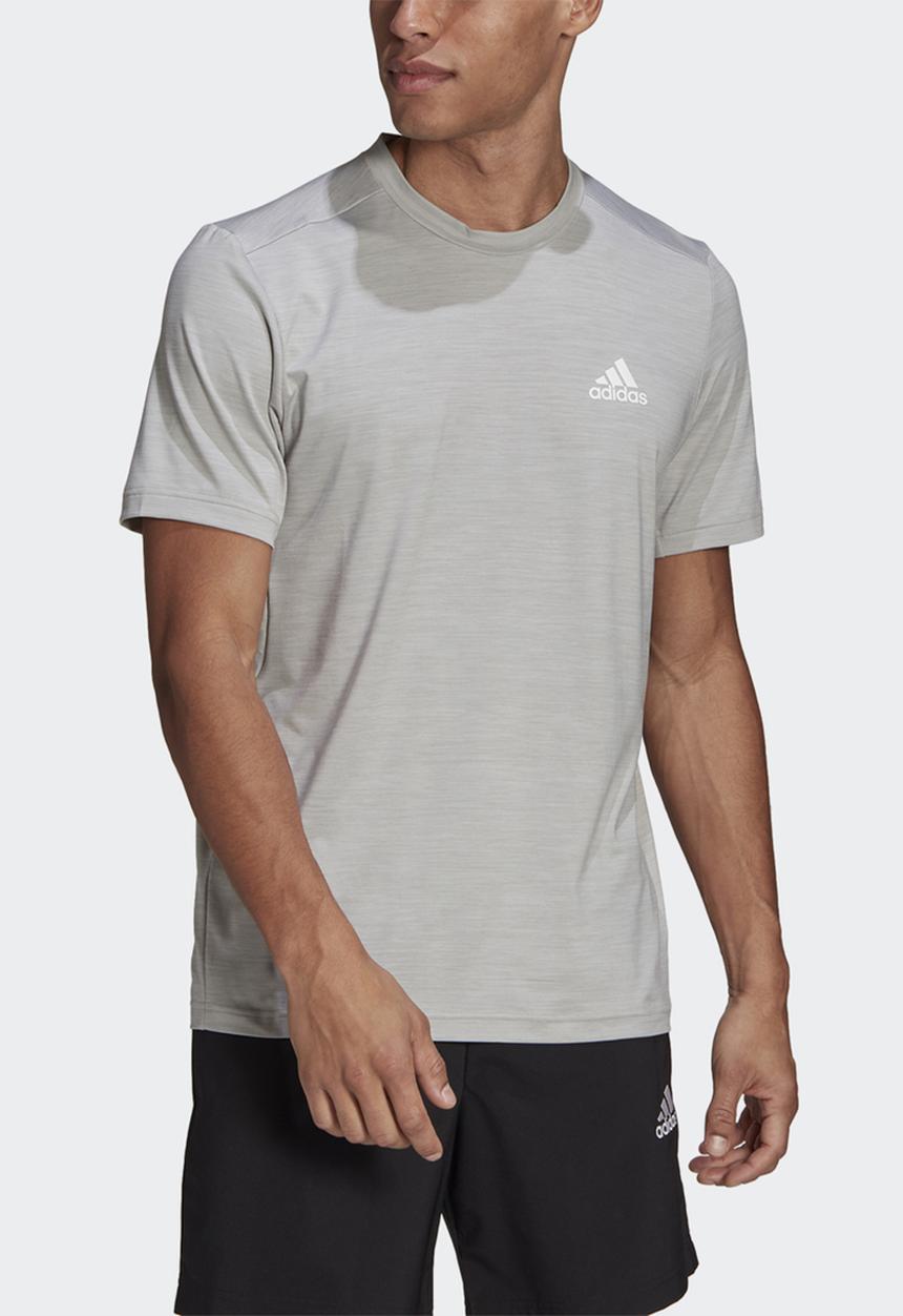 adidas Performance - AEROREADY DESIGNED 2 MOVE SPORT STRETCH TEE - grey