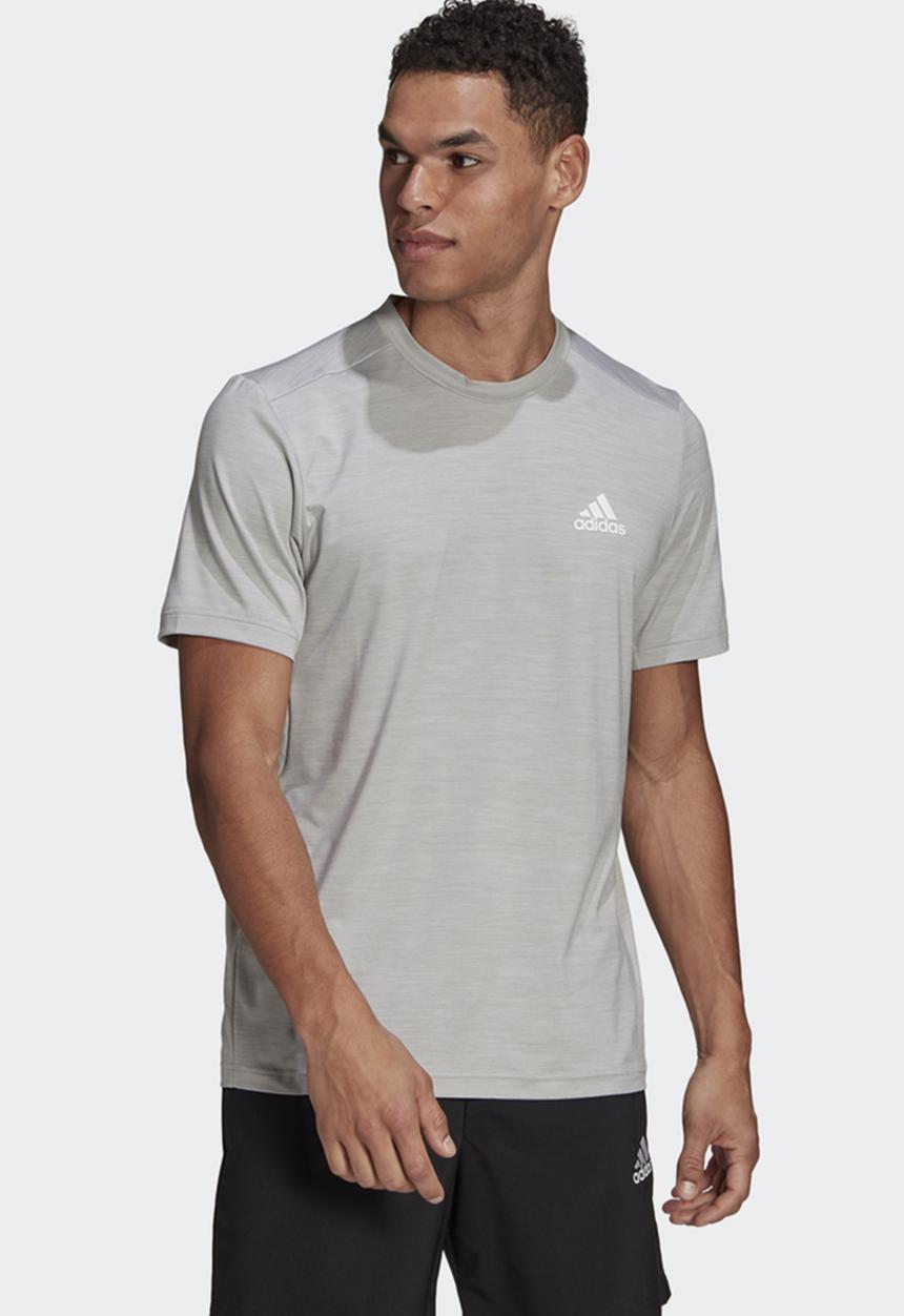 adidas Performance - AEROREADY DESIGNED 2 MOVE SPORT STRETCH TEE - grey