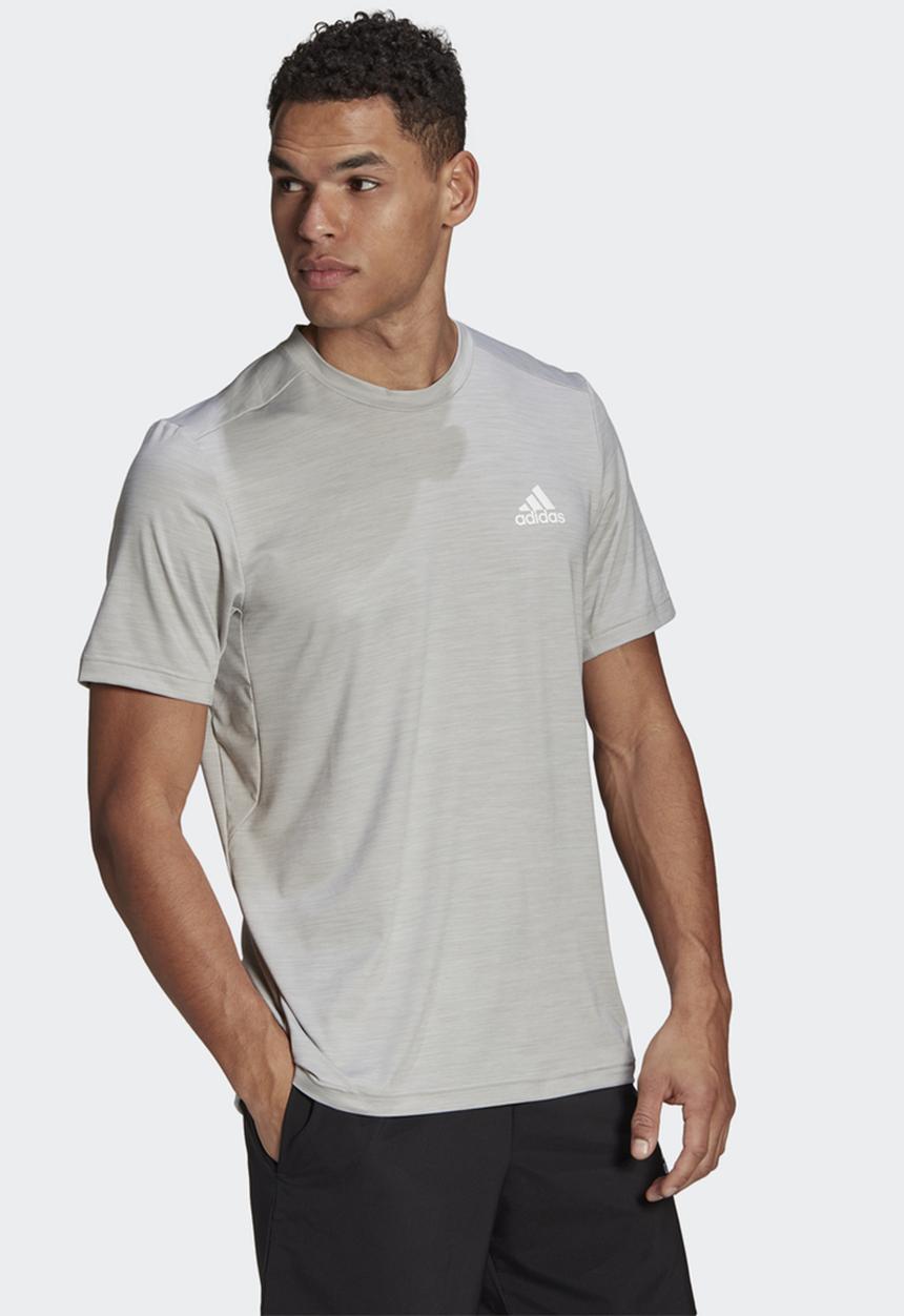 adidas Performance - AEROREADY DESIGNED 2 MOVE SPORT STRETCH TEE - grey