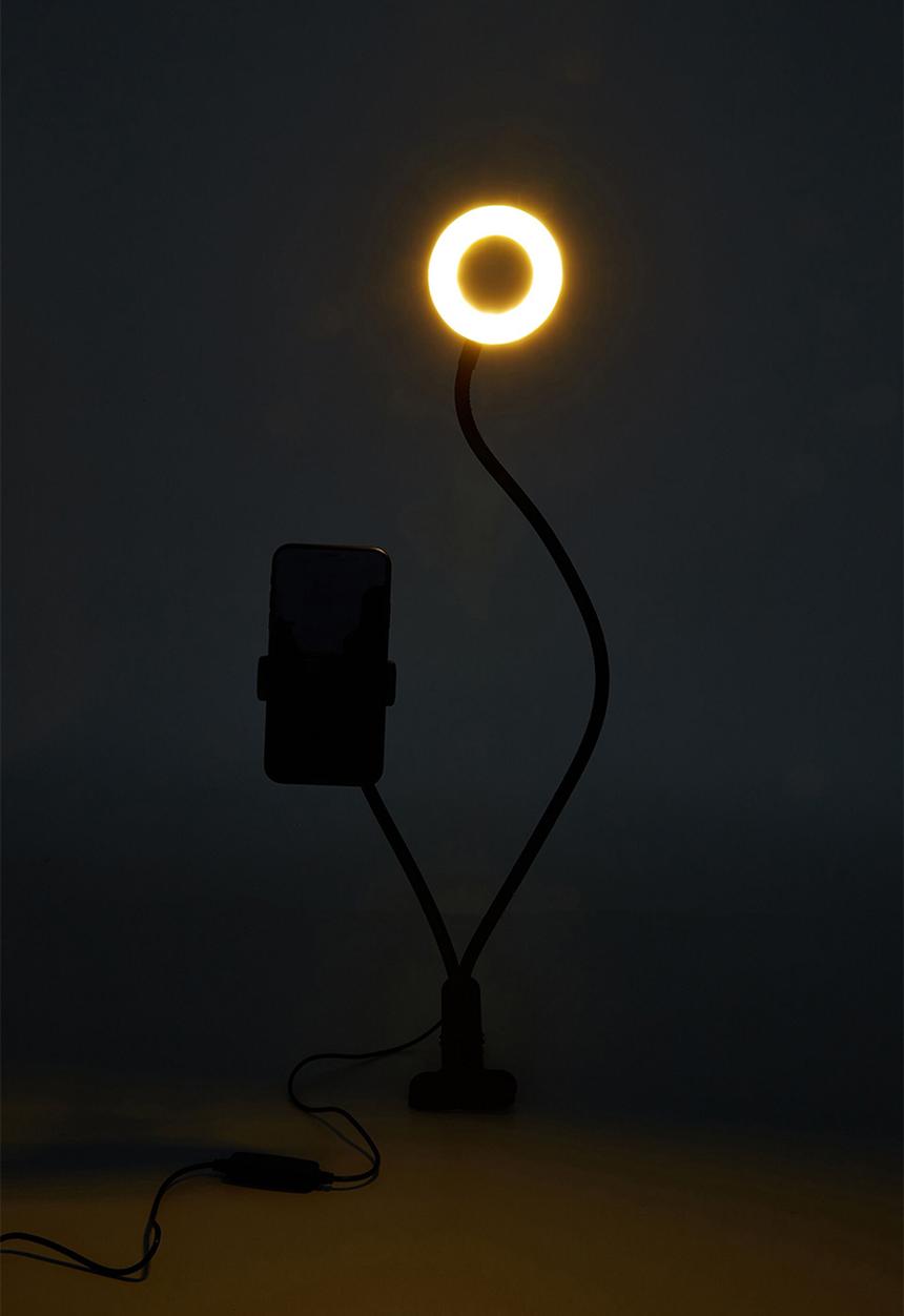 Typo - Bend & snap 9cm ring light - black