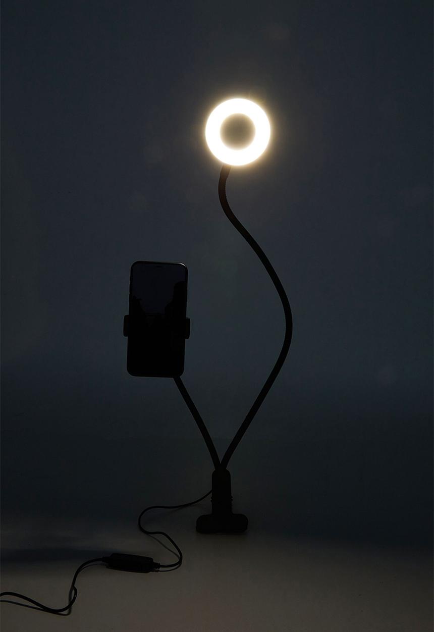 Typo - Bend & snap 9cm ring light - black