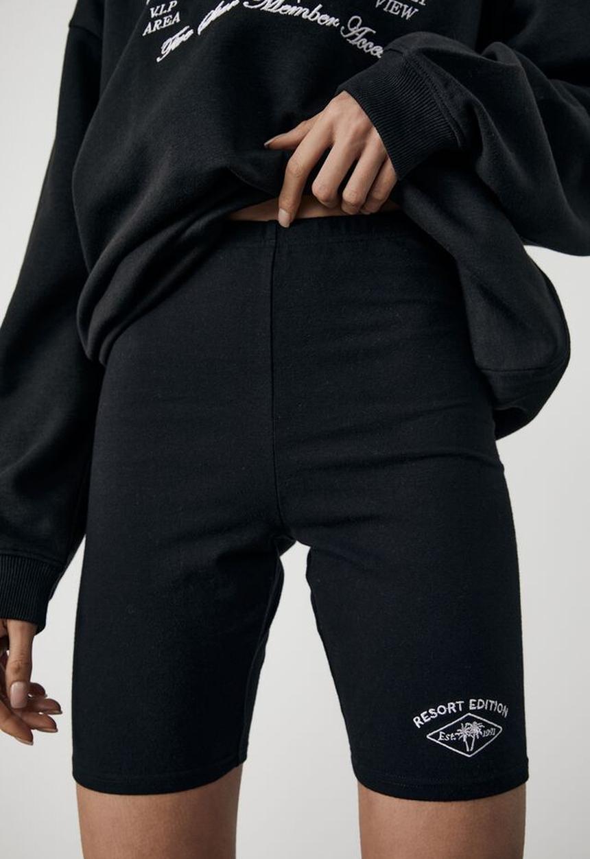 Factorie - Graphic bike short - black
