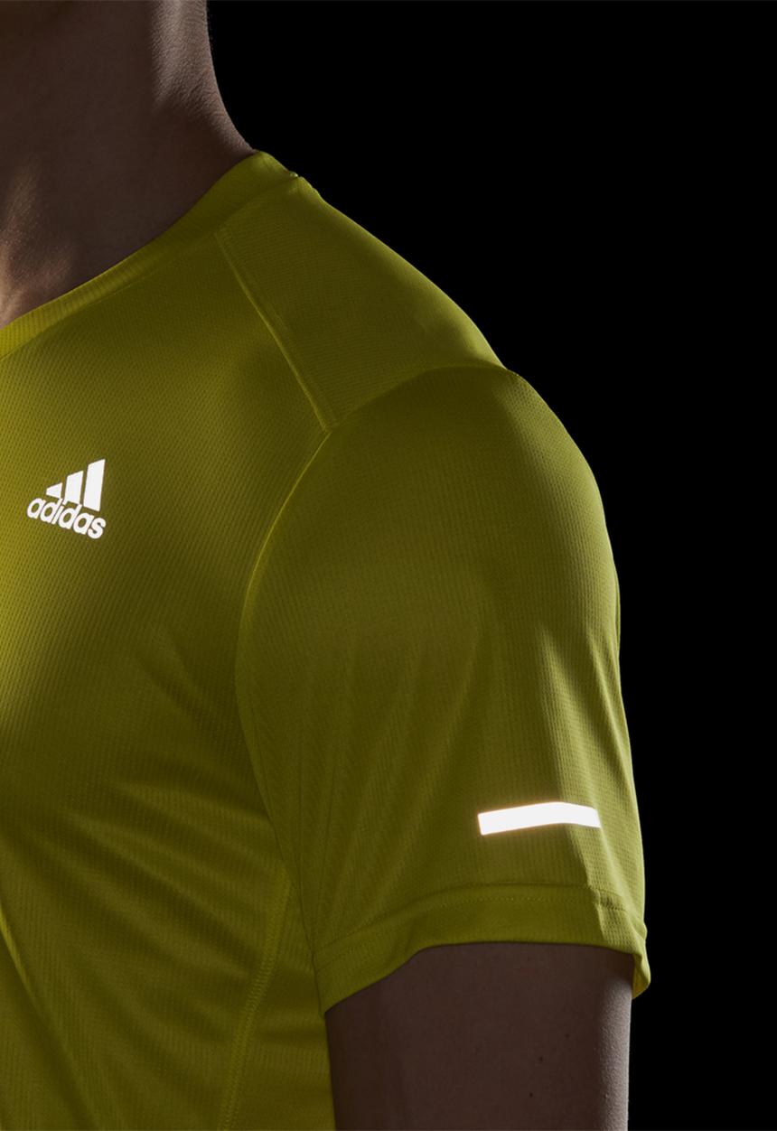 adidas Performance - Run it tee m aciyel - yellow