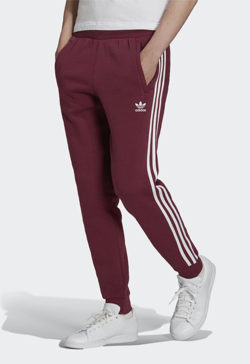 adidas Originals - ADICOLOR CLASSICS 3-STRIPES PANTS - burgundy