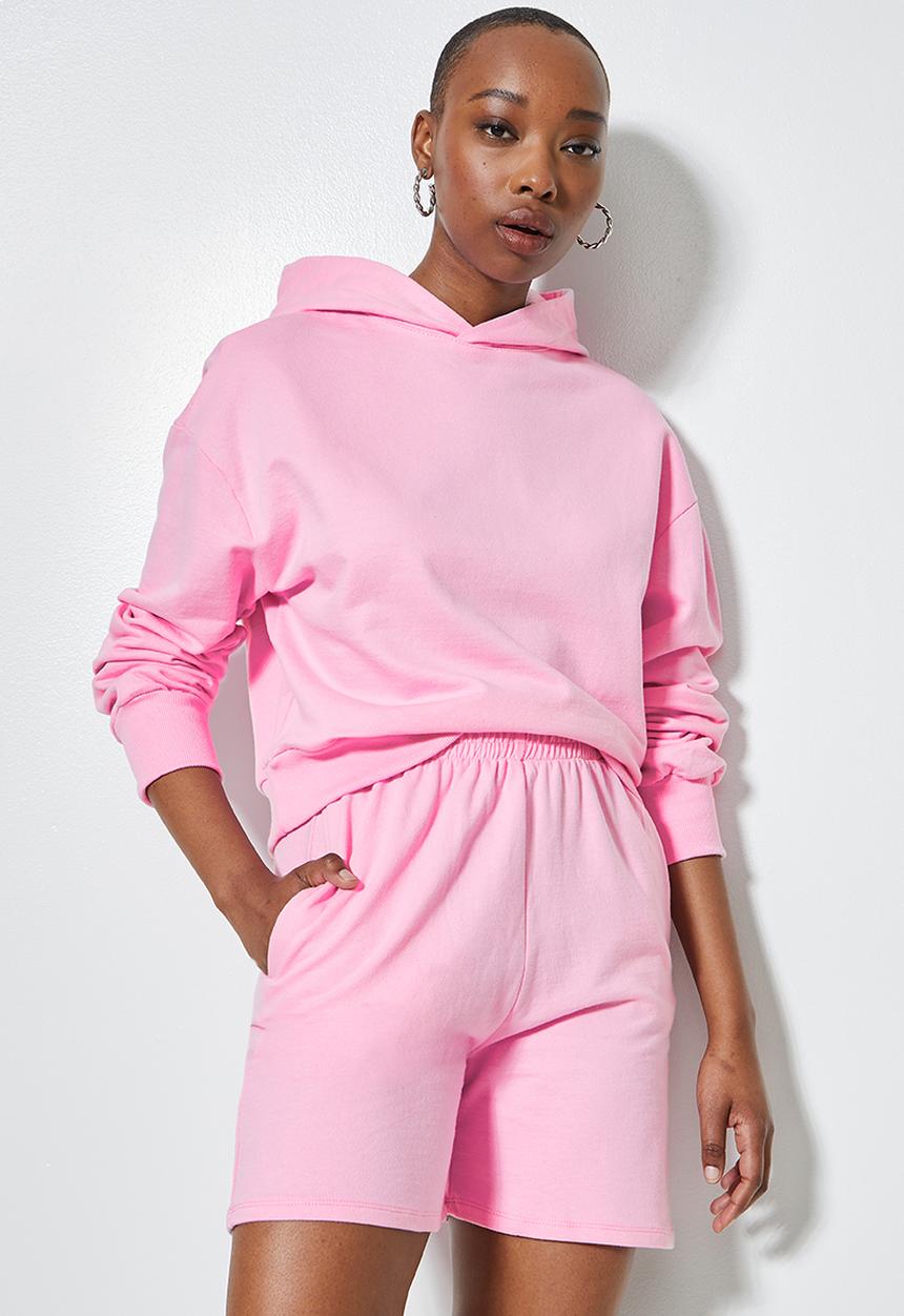 Superbalist - Crop hoodie - pink