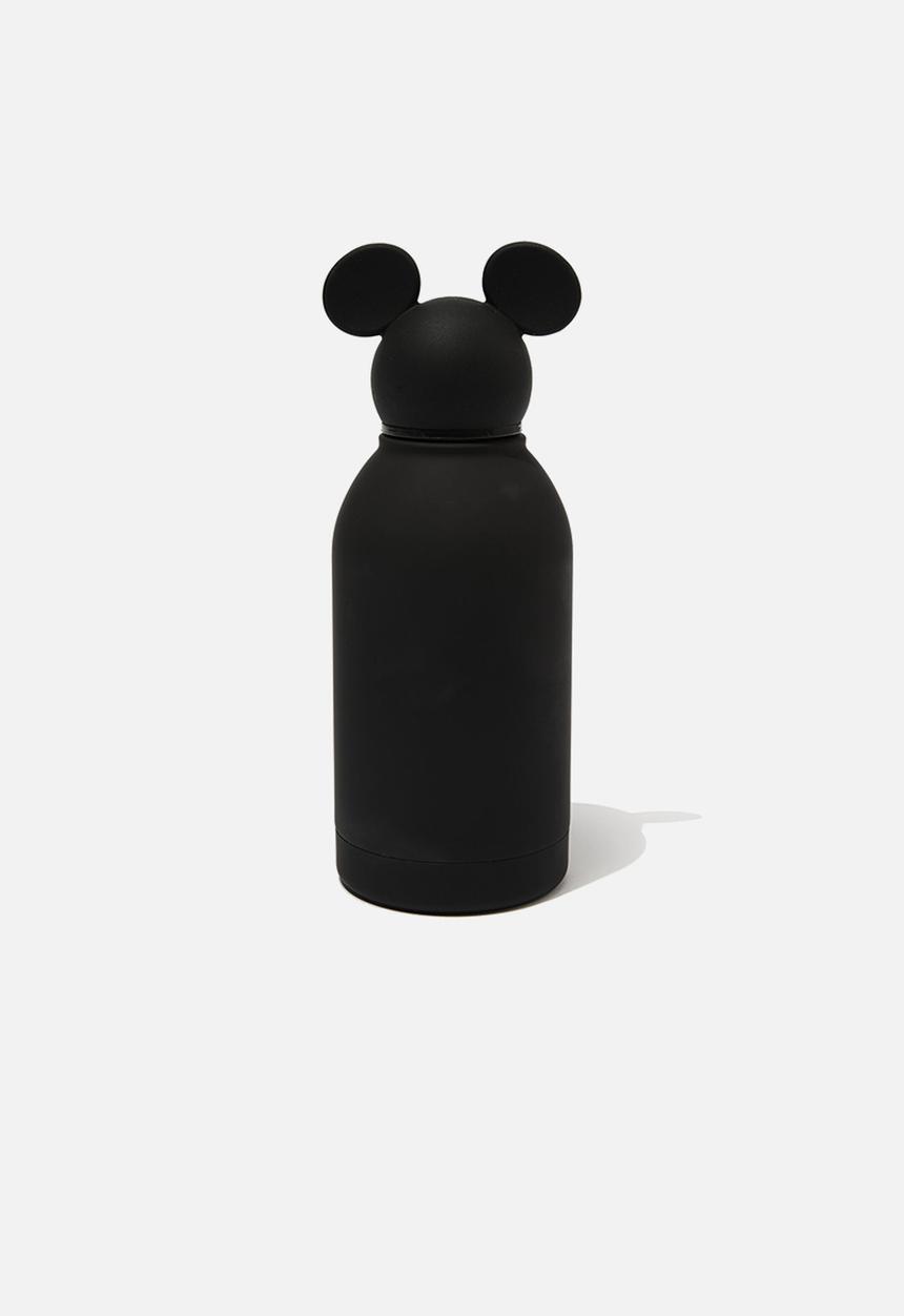 Typo - Premium metal drink bottle 350ml - lcn dis mickey black
