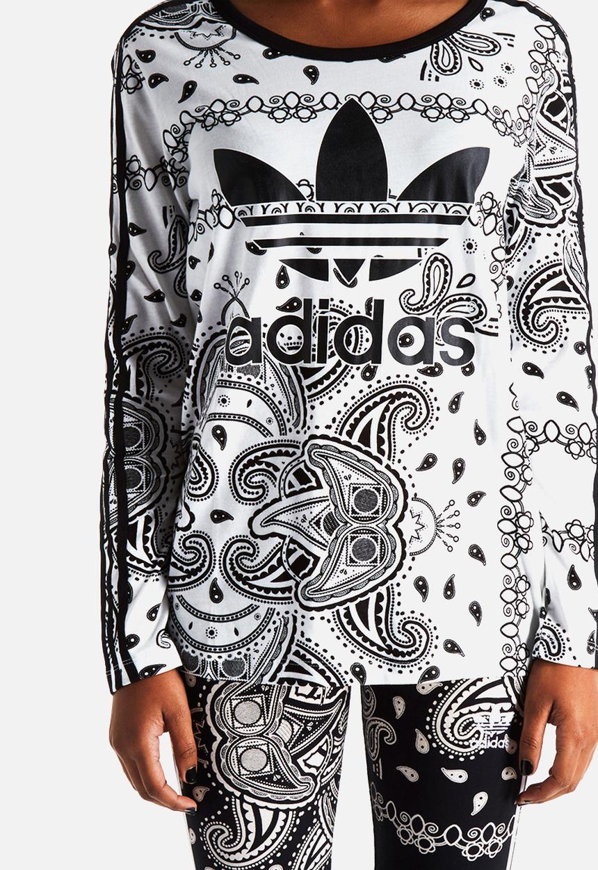 adidas Originals - Paisley Long Sleeve Tee