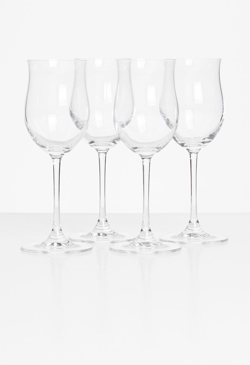 Sixth Floor - Citrine crystal tulip glasses - set of 4 