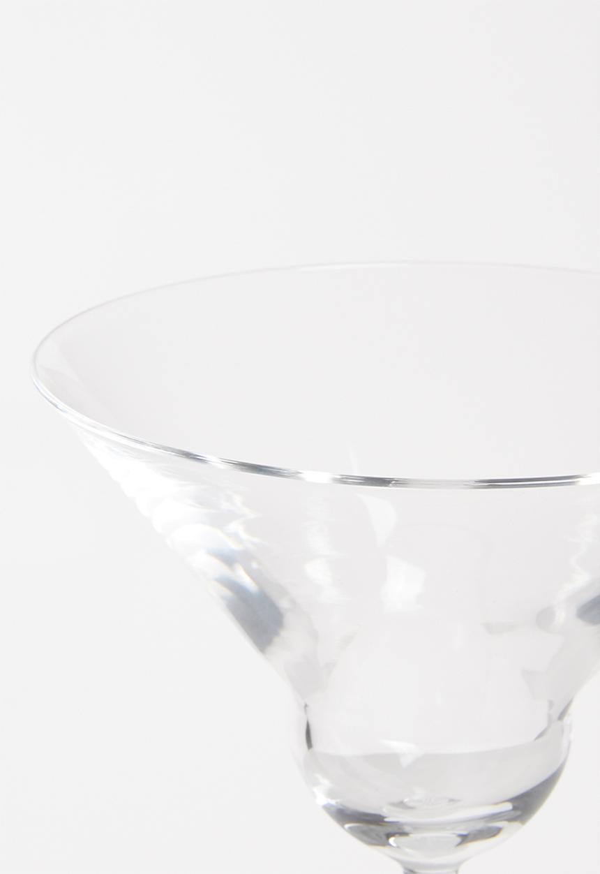 Sixth Floor - Citrine crystal martini glasses - set of 4 