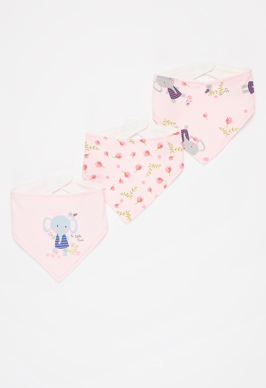 Pop Candy - Pink elephant bibs - pink